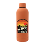 Explore More Hiking 17oz Stainless Rubberized Water Bottle
