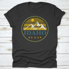 Ski Idaho Mountains Vintage Label Shirt