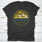 Ski Idaho Mountains Vintage Label Shirt