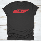 Tennessee Hike State Vector Sign Trendy Style T-Shirt