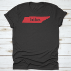 Tennessee Hike State Vector Sign Trendy Style T-Shirt