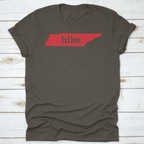 Tennessee Hike State Vector Sign Trendy Style T-Shirt