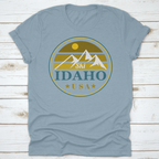 Ski Idaho Mountains Vintage Label Shirt