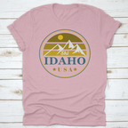 Ski Idaho Mountains Vintage Label Shirt