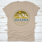 Ski Idaho Mountains Vintage Label Shirt