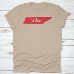 Tennessee Hike State Vector Sign Trendy Style T-Shirt