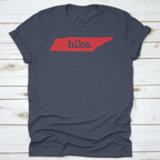 Tennessee Hike State Vector Sign Trendy Style T-Shirt