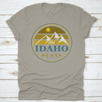 Ski Idaho Mountains Vintage Label Shirt