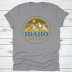 Ski Idaho Mountains Vintage Label Shirt