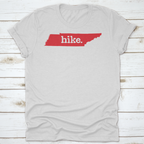 Tennessee Hike State Vector Sign Trendy Style T-Shirt