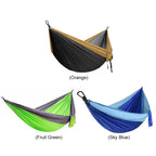 Hiking Camping Lightweight Hammocks Outdoor Backyard Leisure Hanging