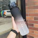 500ml/650ml/1000ml Sports Water Bottle Leak Proof Colorful Plastic Cup