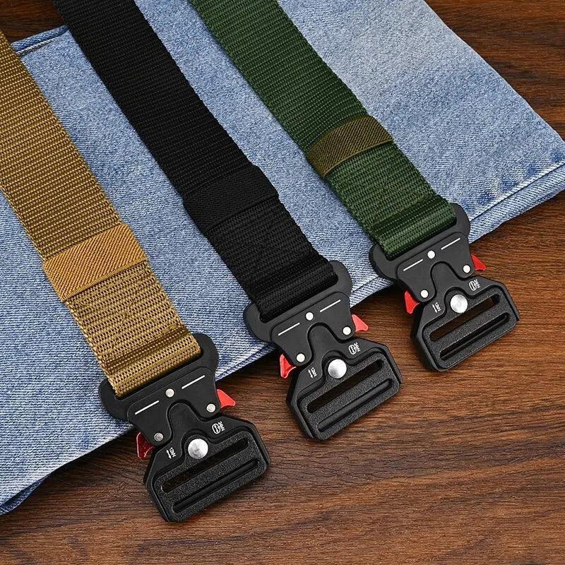 Men's Belt Outdoor Multi Function Belt High Quality Canvas For Nylon