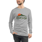 Hiking Alpine Peak Unisex Long Sleeve Tee