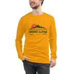 Hiking Alpine Peak Unisex Long Sleeve Tee