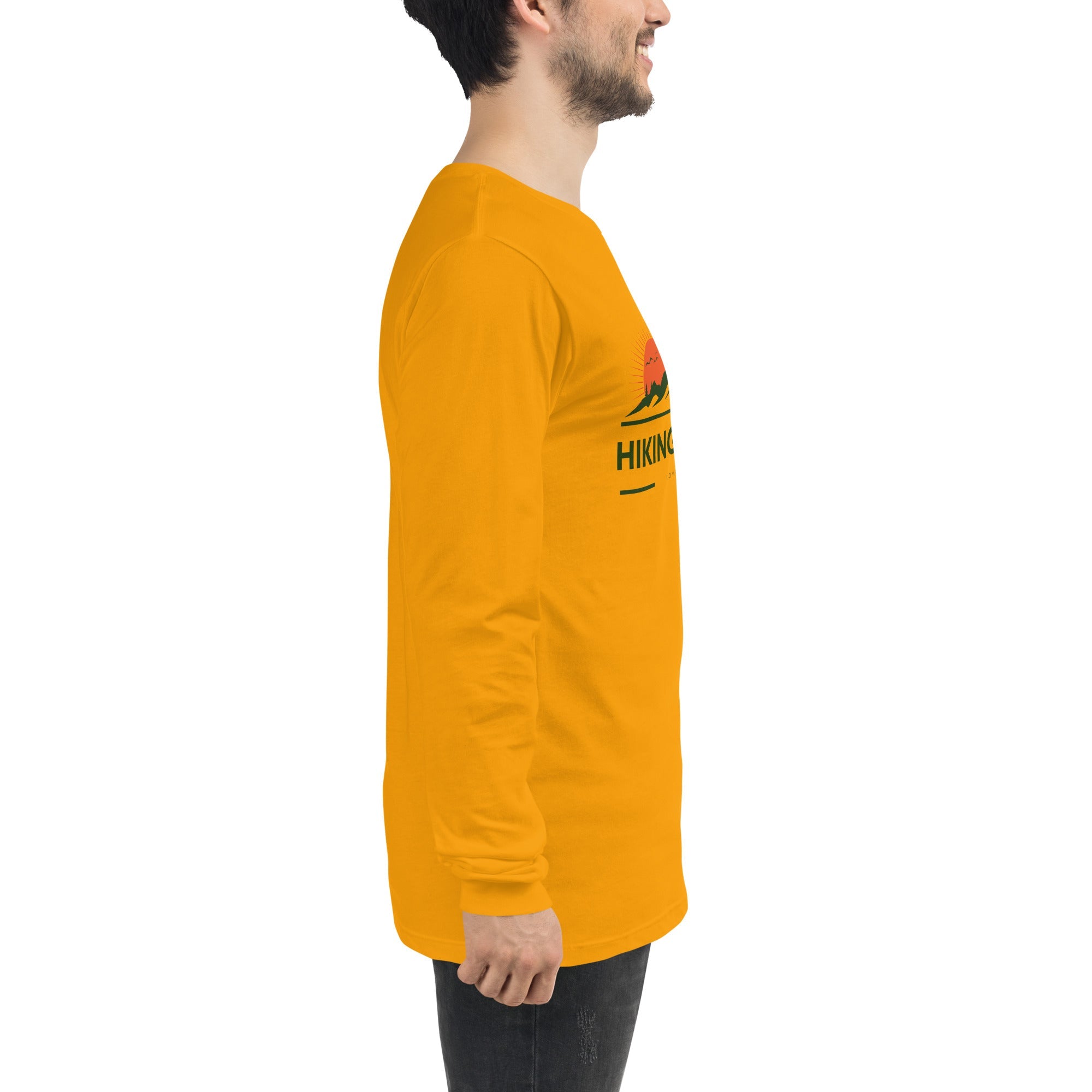 Hiking Alpine Peak Unisex Long Sleeve Tee