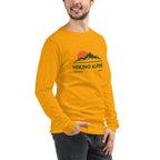 Hiking Alpine Peak Unisex Long Sleeve Tee