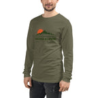 Hiking Alpine Peak Unisex Long Sleeve Tee