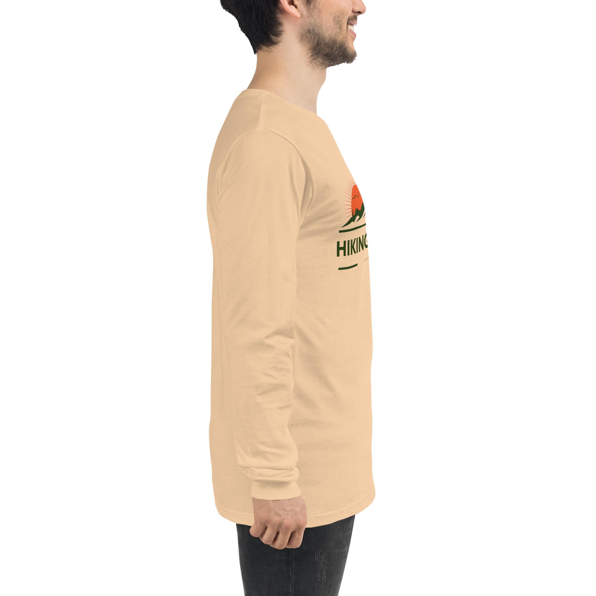 Hiking Alpine Peak Unisex Long Sleeve Tee